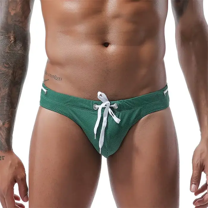 Maillot de bain sexy pour hommes, culotte de plage, short, zones me Push, coussin respirant, caleçon