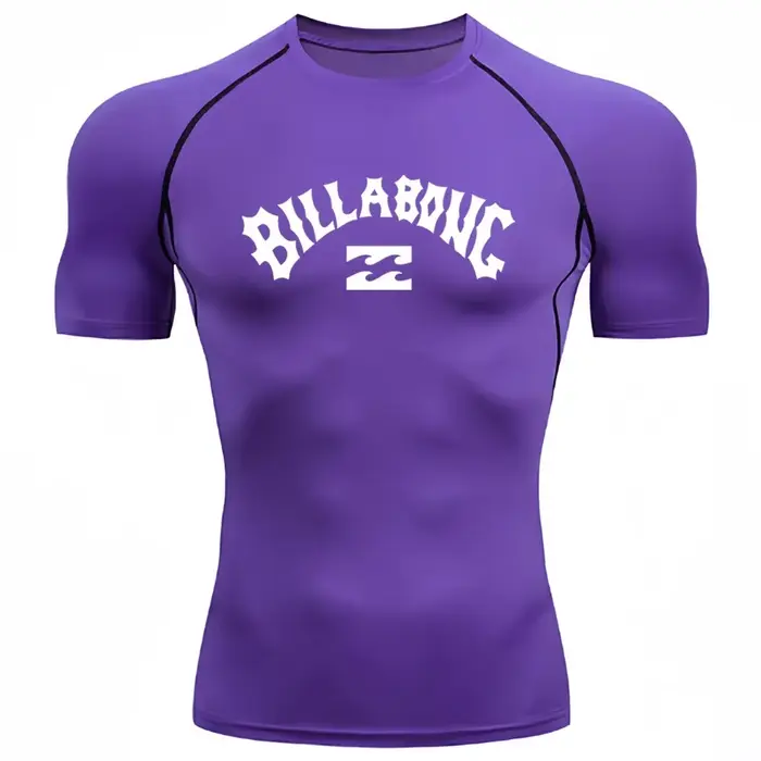 Maillots de bain et combinaisons de plongée pour hommes S-3X, protection UV, rashguard à manches cou