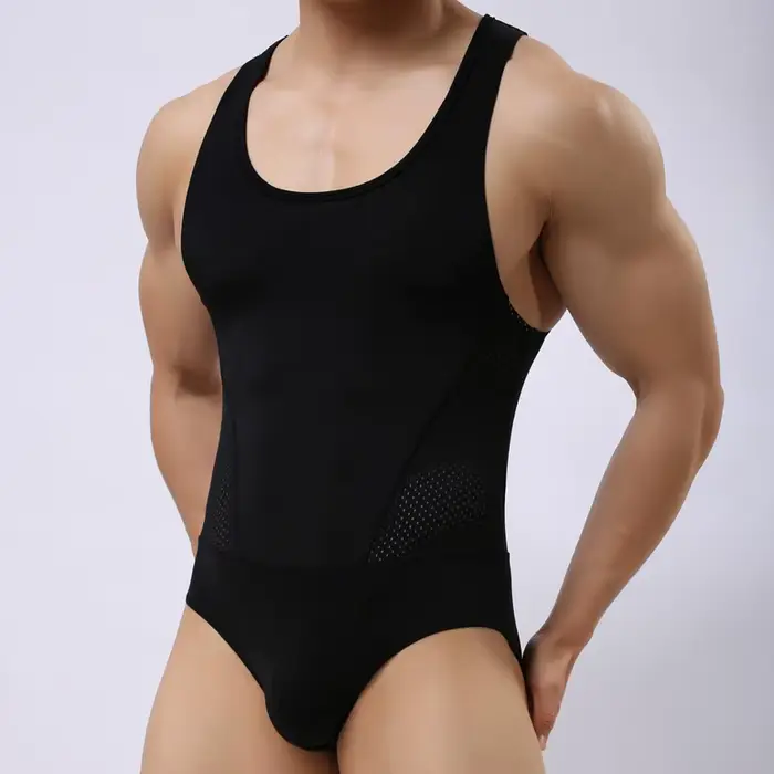 Brave Person 1 pièce maillots de bain homme body Bikini maillot de bain Sexy maillot de bain hommes 