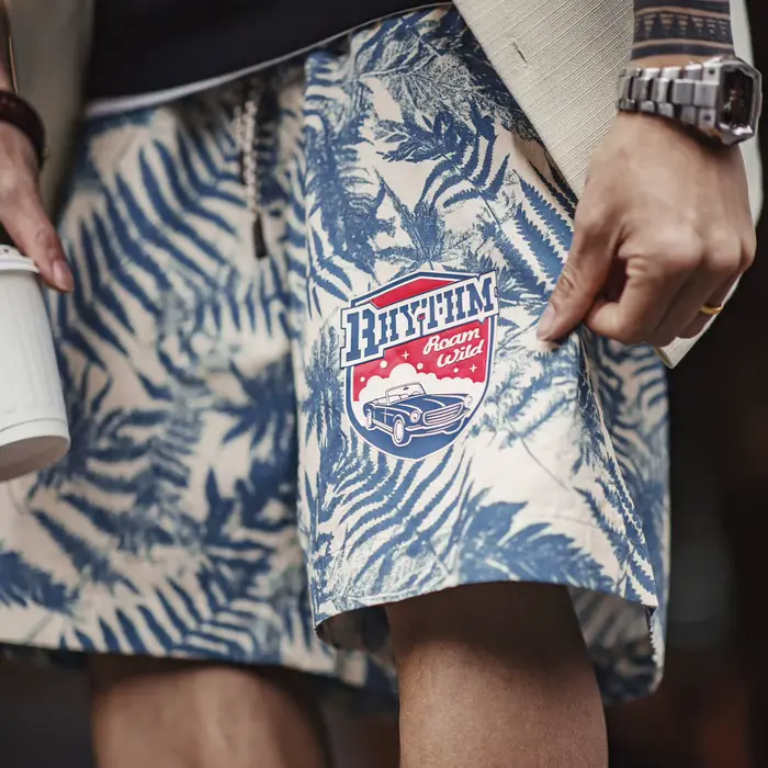 Short de plage Maden pour hommes, style décontracté ample, fin et respirant, idéal pour les vacances en bord de mer, short de bain pour hommes, maillot de bain pour hommes