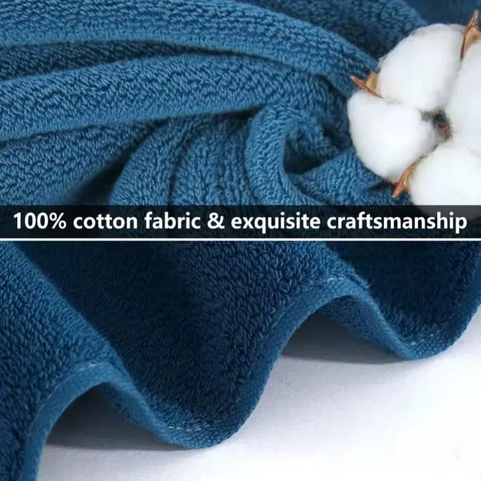 Serviette de bain épaisse en pur coton