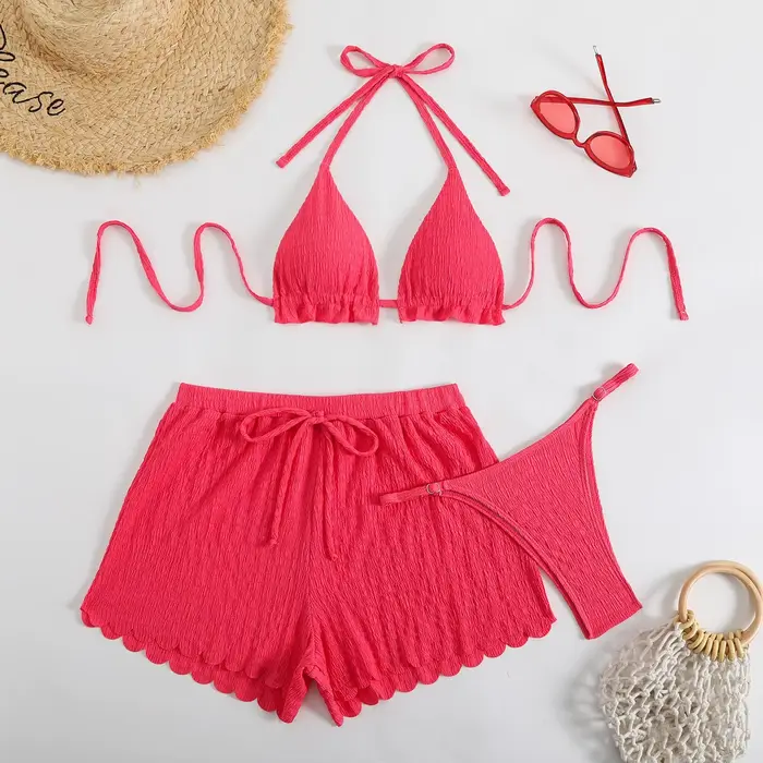 Maillot de bain trois pièces pour femmes