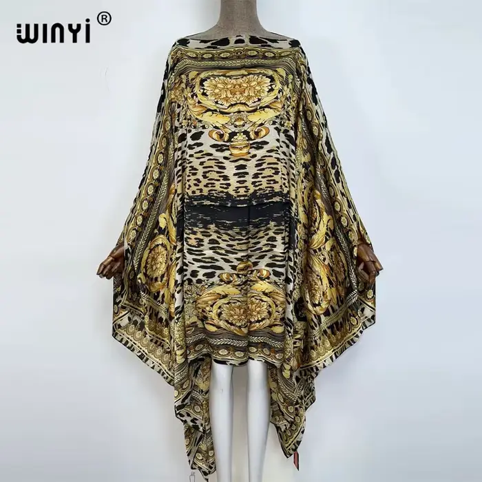 WINYI caftan africain sexy plage couvrir vêtements de plage surdimensionné Bikini couvrir Robe fête 