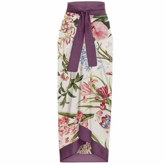 Maillot de bain une pièce imprimé vintage pour femmes, mode haut de gamme, kimono, bikini, boho, vêt