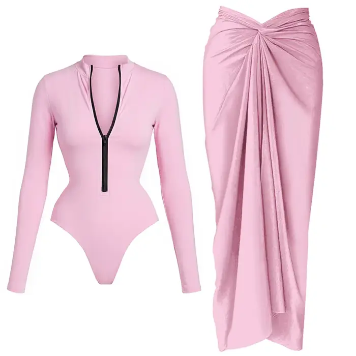 Maillot de bain une pièce zippé 2026 sexy pour femme