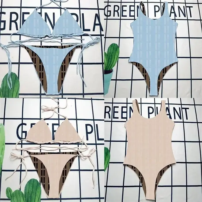 2025 Ensemble de maillot de bain bikini réversible double face à lacets, taille basse, avec bretelles, pour femme, pour la plongée et le surf