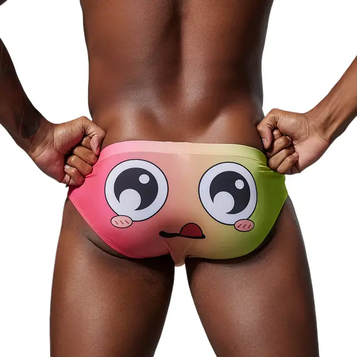 Caleçons de bain amusants pour hommes, slips de piscine, maillots de bain pour hommes, sous-vêtements de bain pour hommes, maillots de bain d'intérieur pour hommes