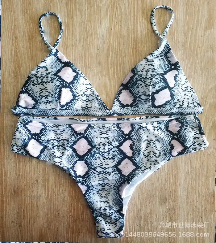 Maillot de bain bikini sexy imprimé léopard, deux pièces amincissant, nouvelle collection, vêtements