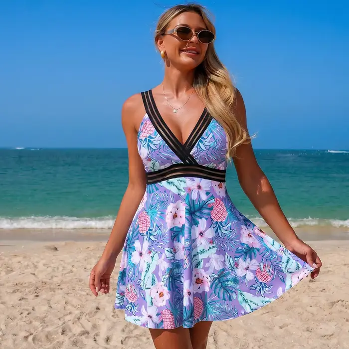 Maillot de bain deux pièces femme sexy et conservateur