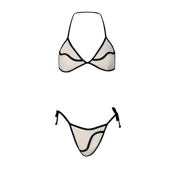 Sexy 3 pièces ensemble Bikini Micro