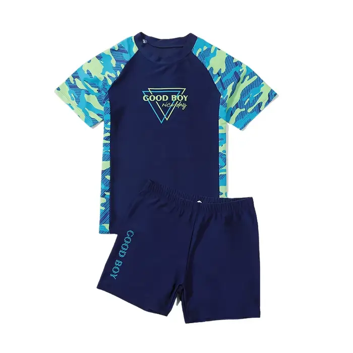 Maillot de bain deux pièces pour garçons, collection été 2026, short de bain à séchage rapide, prote