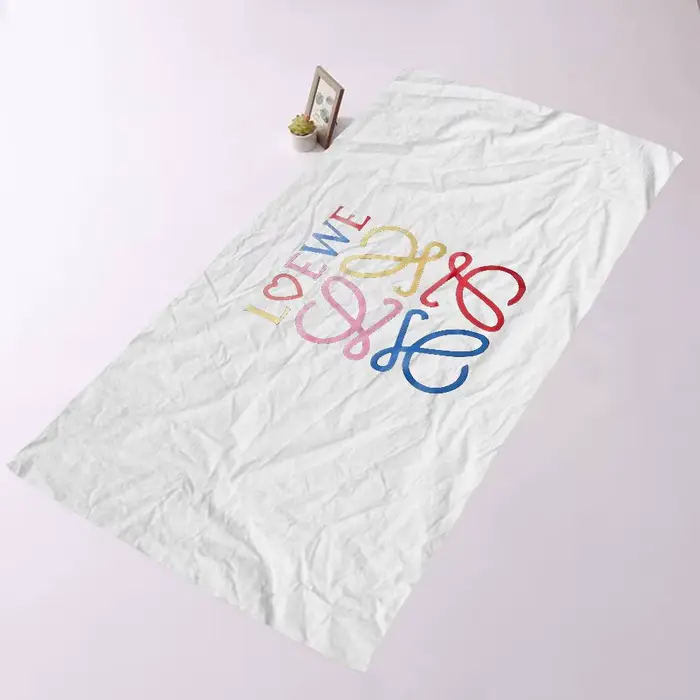 Serviette de bain en microfibre avec Logo L-Loewes, douce, absorbant l'eau, respirante, pour filles 