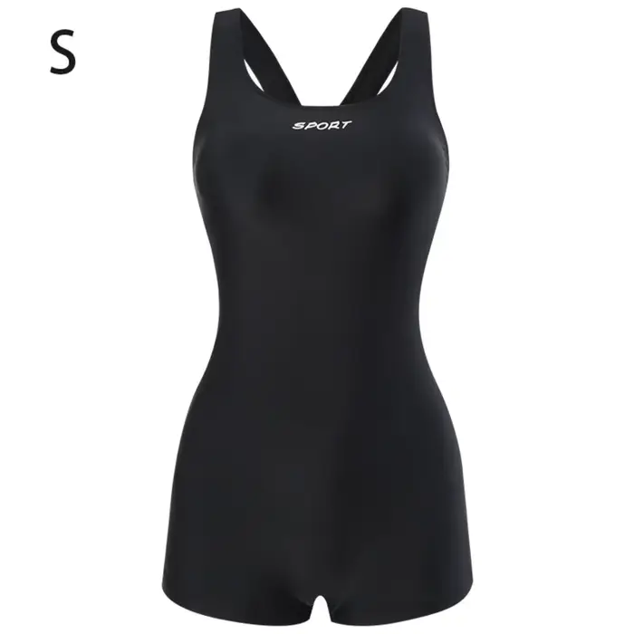 Maillot de bain une pièce à bords plats avec coussinet de poitrine, grande taille, amincissant, desi