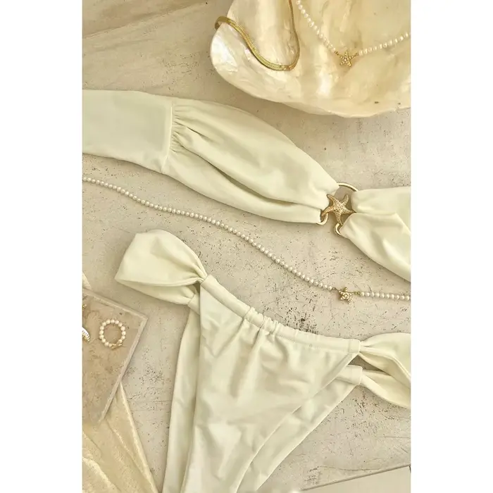 Maillot de bain sexy pour femmes, ensemble deux pièces avec étoile de mer, style brésilien, bikini, 