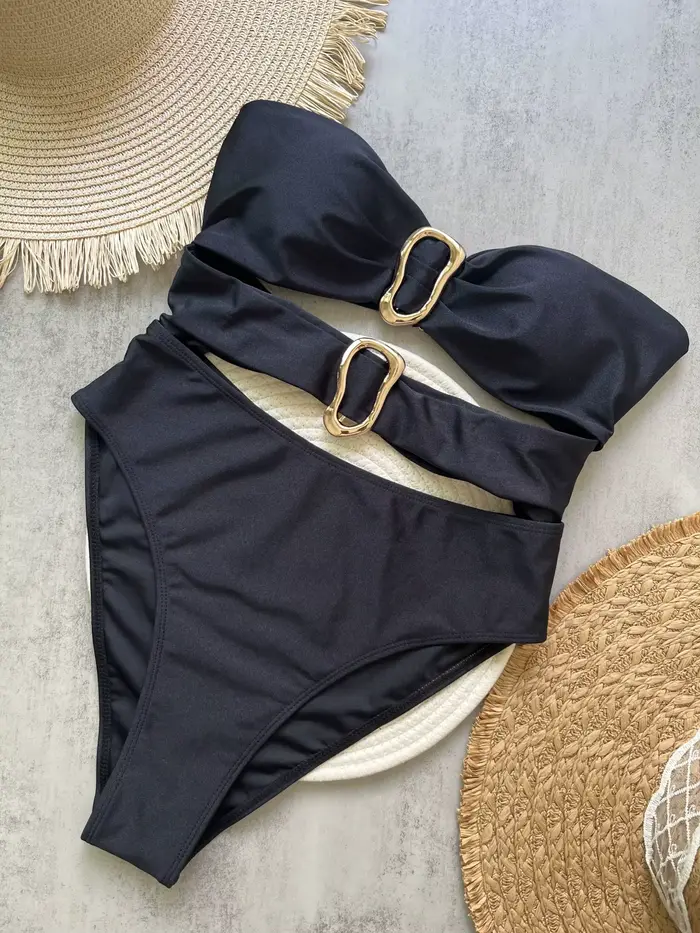 Maillot de bain une pièce ovale 2026 Nouveau maillot de bain sexy pour femme Maillot de bain évidé T