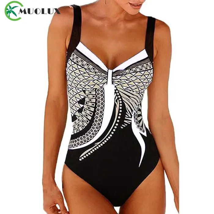 Maillot de bain une pièce froncé, Sexy, contrôle du ventre, Vintage, couleur unie, Monokini, vêtements de plage, grande taille, pour femmes, 2024