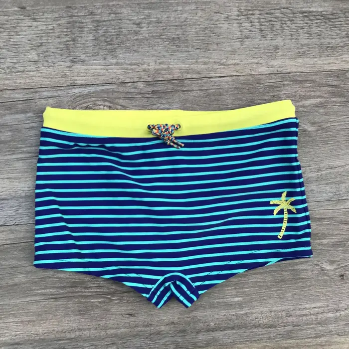 Nouveaux hommes enfants maillot de bain enfants rayé short de bain bébé garçons short de plage garçon pantalons maillots de bain enfants maillot de bain 2-12 ans
