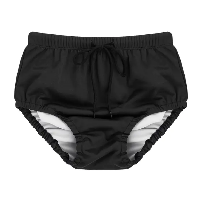 Sous-vêtements de bain réutilisables pour enfants avec cordon de serrage, culottes de natation pour 