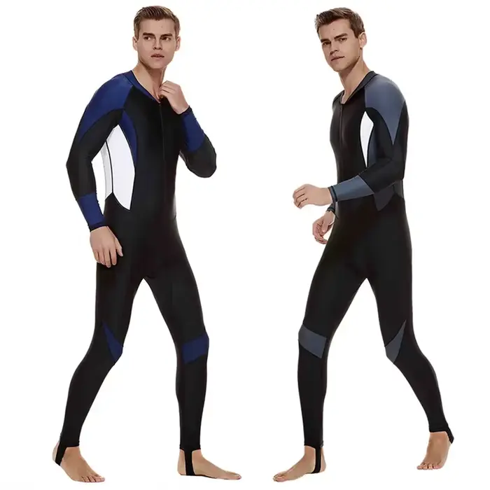 Maillot de bain personnalisé pour hommes, protection contre les éruptions cutanées, plongée complète