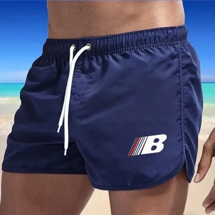 Shorts de plage imprimés essentiels pour les vacances et les loisirs, shorts de fitness pour hommes,