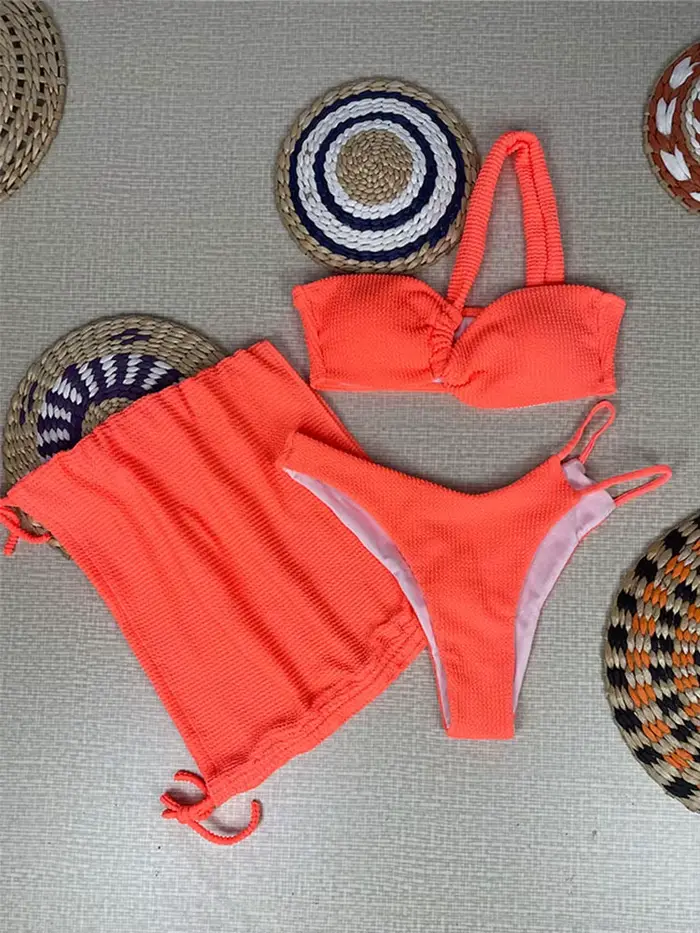 Maillot de bain sexy 3 pièces pour femmes