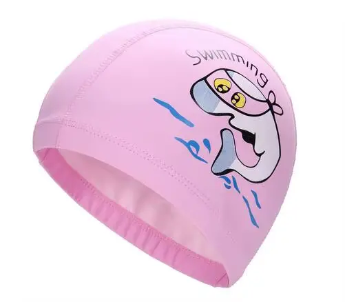 Bonnet de bain pour enfants, imperméable, confortable, extensible, sans tirer sur les cheveux, prote