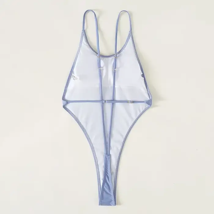 Maillot de bain une pièce Sexy pour femmes, String, dos nu, Bikini, découpé, Monokini, vêtements de 