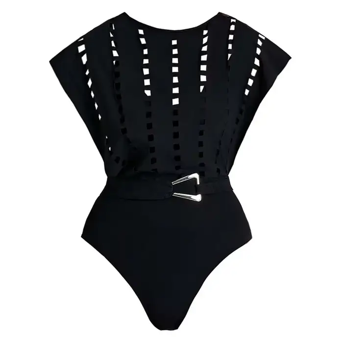 Maillot de bain une pièce avec jupe, bretelles fines, imprimé floral, style rétro 2026, amincissant,