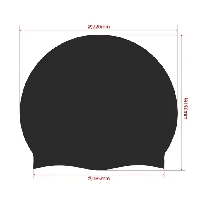 Bonnet de bain en Silicone imperméable