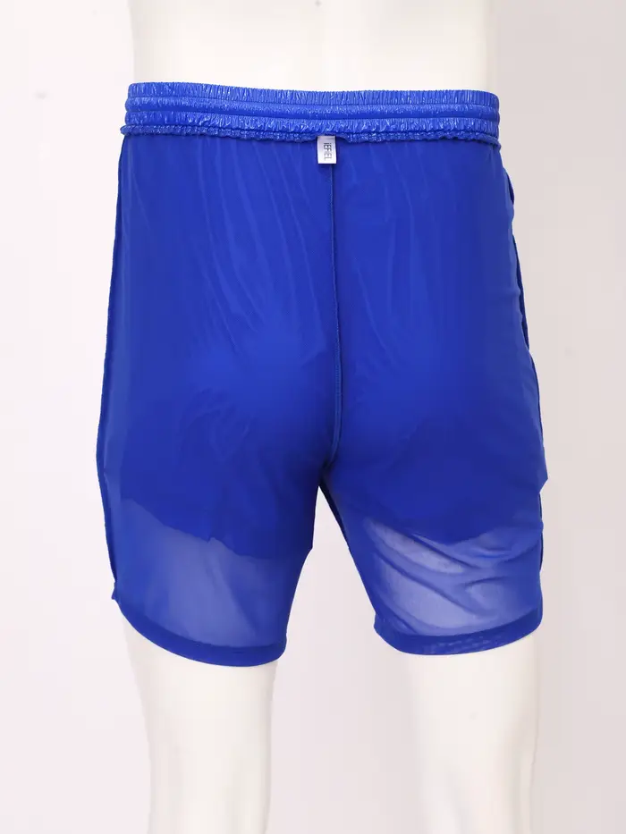 Maillot de bain homme brillant, short boxer athlétique imperméable, double couche, pour éviter les gênes, caleçon de bain, short de natation