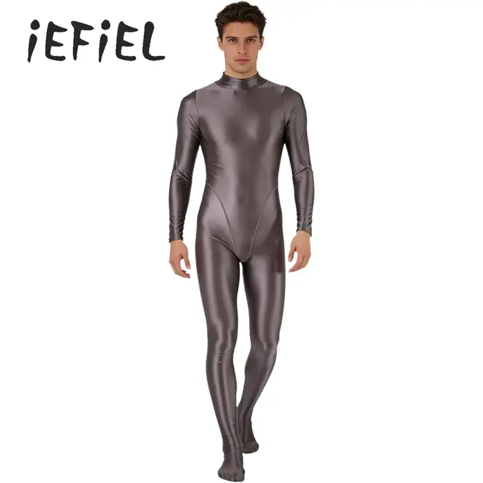 Maillot de bain brillant à l'huile pour hommes