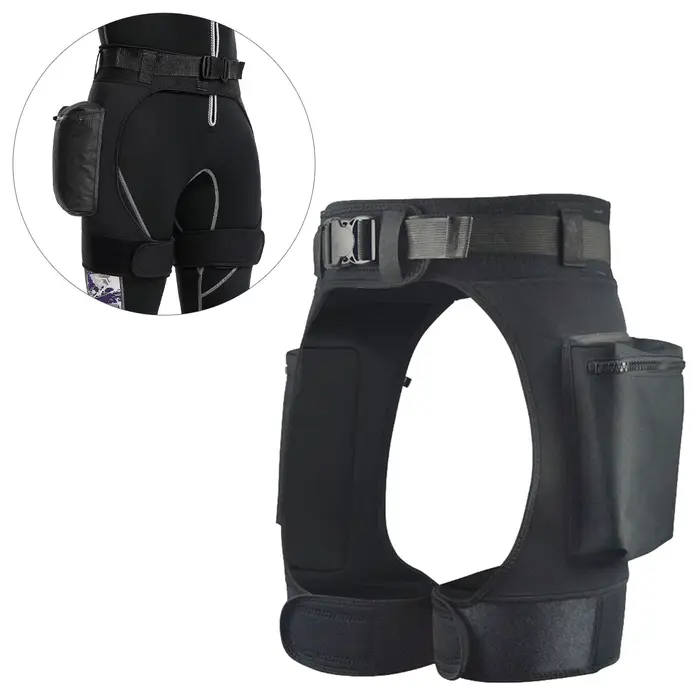 Short de plongée en néoprène pour hommes, combinaison de plongée à poches, maillot de bain flexible 