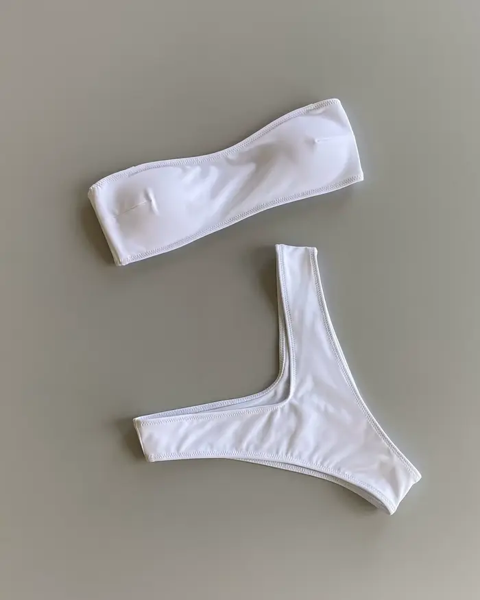 Maillot de bain une pièce à volants, Sexy, col en v, motif rembourré, Push-Up, combinaison découpée,