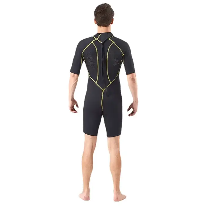 Combinaison de surf shorty à manches courtes pour homme