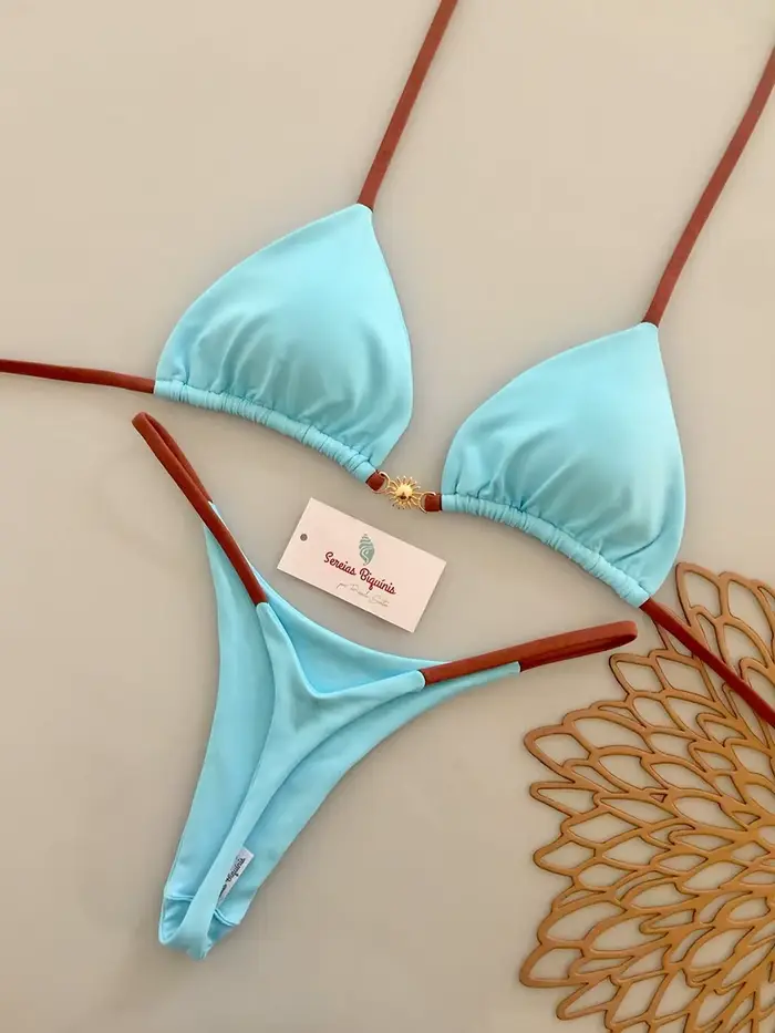Micro Bikini 2026 Maillot de bain femme uni, ensemble de bikinis string sexy, tenue de plage brésili