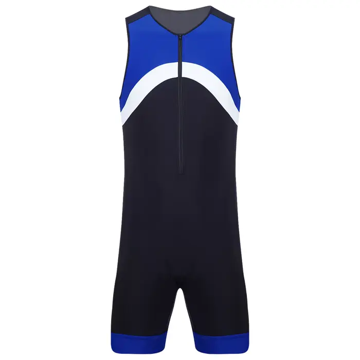 IEFiEL hommes une pièce maillot de bain combinaison de bain Shorty combinaison maillot de bain athlé