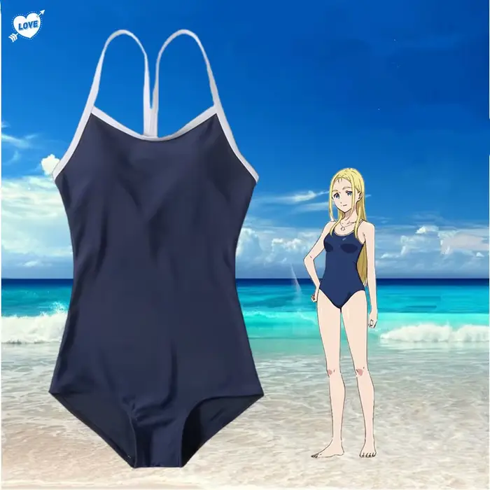 Anime été rendre maillot de bain Kofune Ushio Cosplay Costumes bain japon Sukumizu maillots de bain