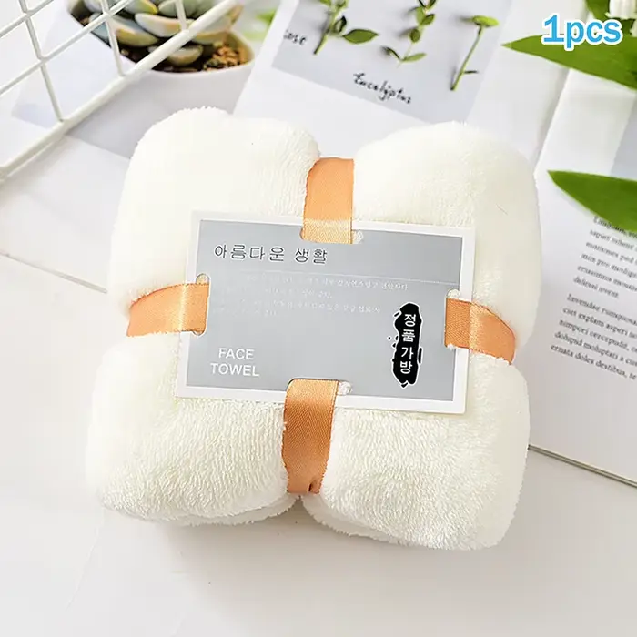 Ensemble de serviettes de bain luxueux en velours corail, super doux, à séchage rapide, 1/5 pièces p