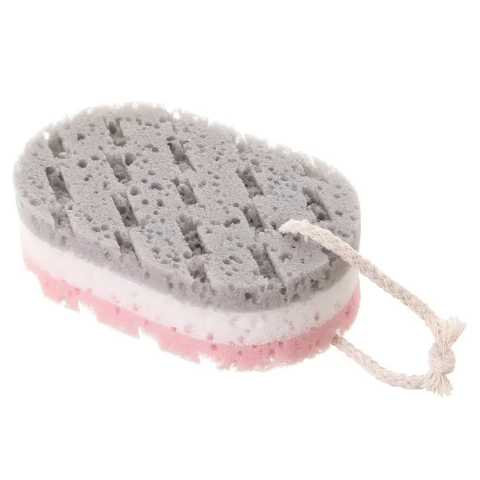 Gant de toilette doux pour le corps, éponge de bain, brosse de massage, nettoyage de la peau, contam