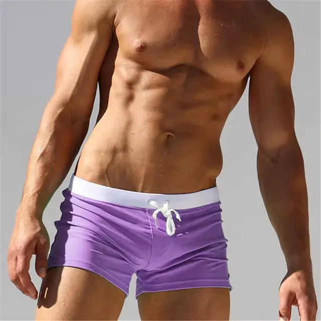 Short de bain à séchage rapide pour homme, short de plage, maillot de bain de planche, maillot de ba