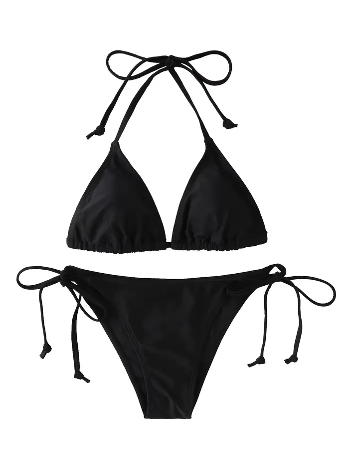 2 pièce/ensemble 2024 mode Sexy maillot de bain femmes Bikinis ensemble Triangle maillots de bain St