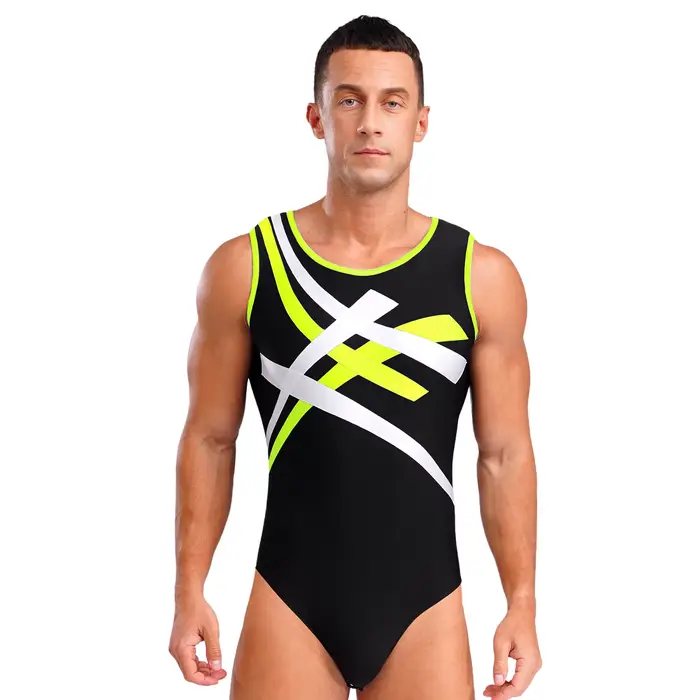 Maillot de bain homme une pièce sans manches
