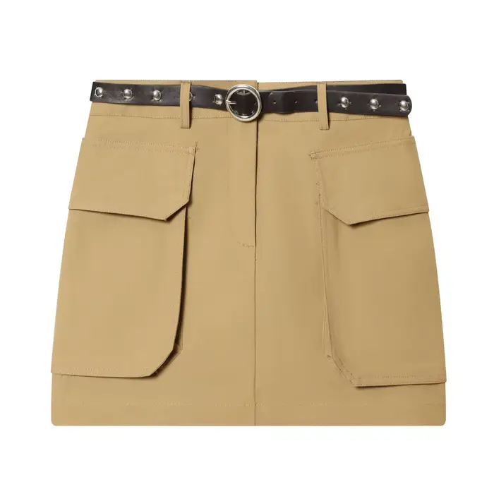 Ensemble 2 pièces pour femmes HH, kaki, mode rétro, polyvalent, manches longues ​ ​ Coupe-vent court