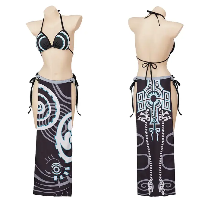Jeu Midna Chun Twilight Link Cosplay Costume Sexy jarretelles Bikini costumes femmes fantaisie piscine fête maillot de bain tenues d'halloween