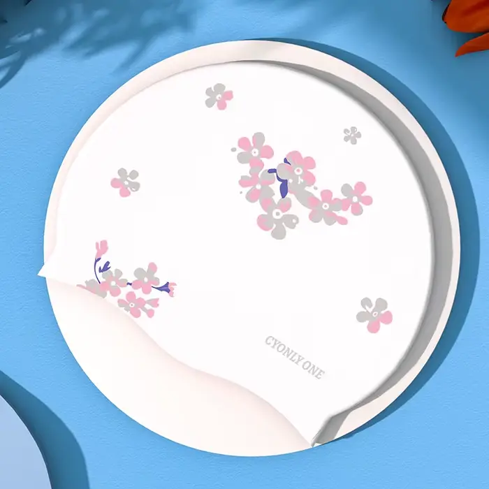 Bonnet de bain élégant en silicone pour femme – Conception confortable, durable et protectrice des c
