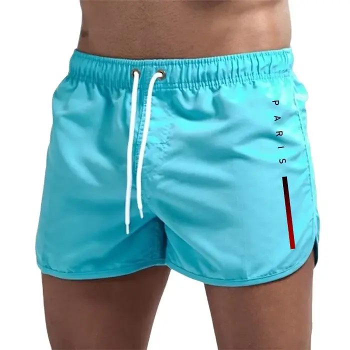 Shorts de plage imprimés pour hommes, décontractés, séchage rapide, pour le surf, la natation, le jo