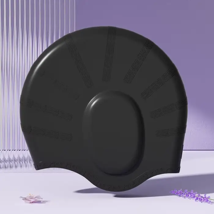 Bonnet de bain imperméable – Haute élasticité, protection des oreilles, bonnet de plongée en silicon