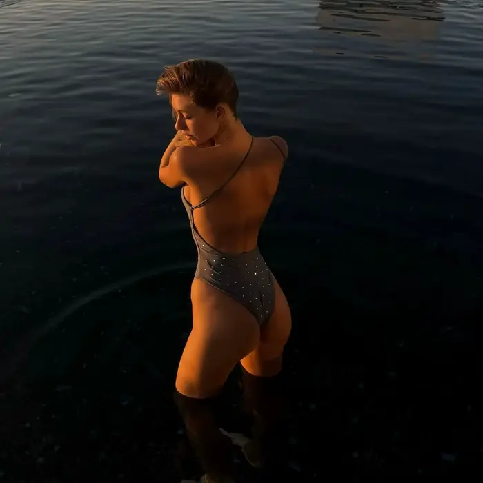 Strass une pièce maillot de bain femmes maillots