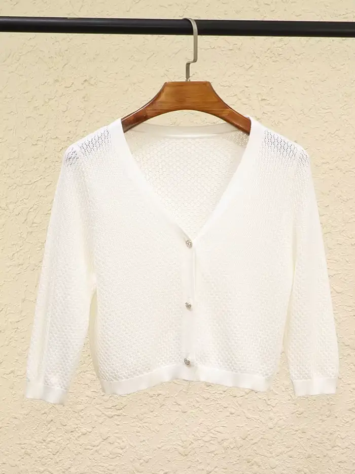 cardigan femme ete légère pulle haut court femmes de vêtements cardigans pull mode gilet maille été 