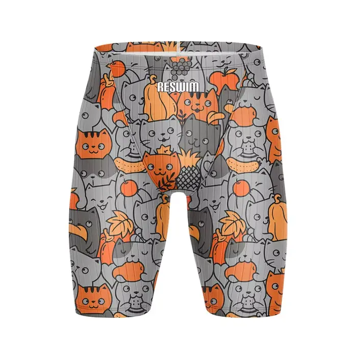 Maillot de bain chat mignon pour hommes, short d'endurance, entraînement athlétique, course, maillot